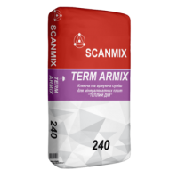Клеящая и армирующая смесь для минераловатных плит Scanmix TERM ARMIX 240